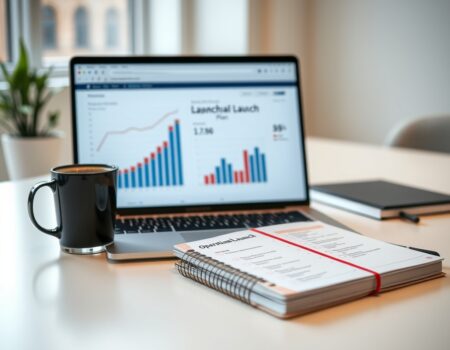 Professional clean featured image representing a business owner gets a business up and running for article "How a Business Owner Gets a Business Up and Running"