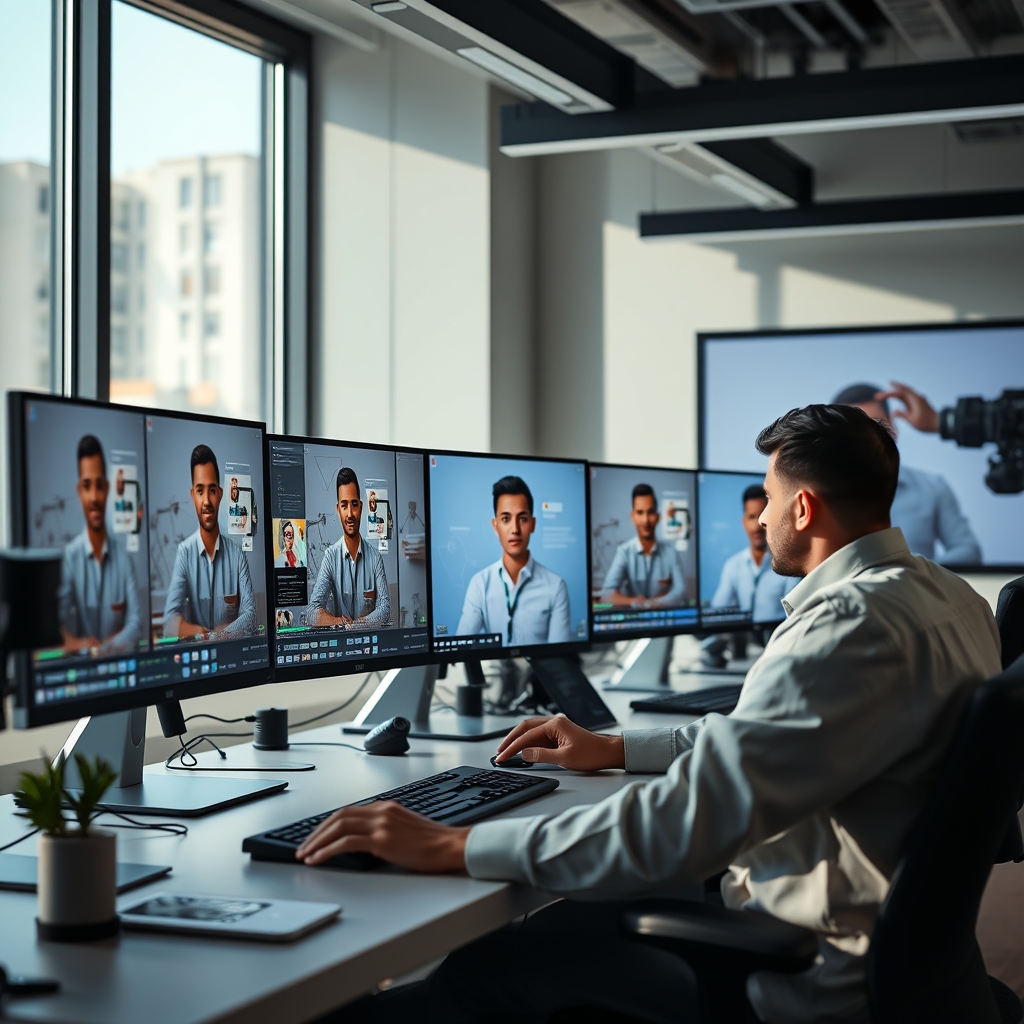 Professional clean featured image representing affordable ai avatar solutions for social media agencies. for article "Affordable AI Avatar Solutions for Social Media Agencies (2026)"