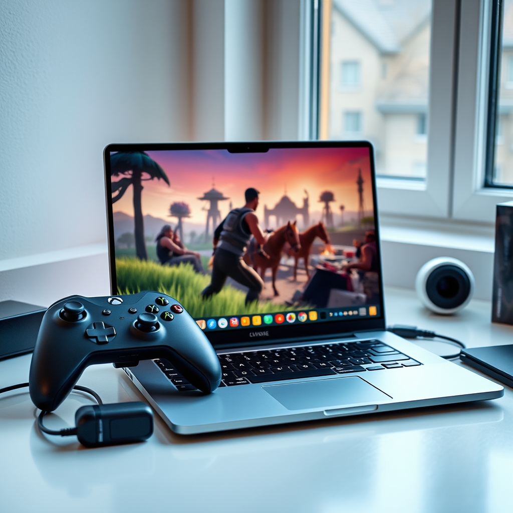 Professional clean featured image representing can you play fortnite on a chromebook for article "Can You Play Fortnite on a Chromebook? 2026 Setup Guide"