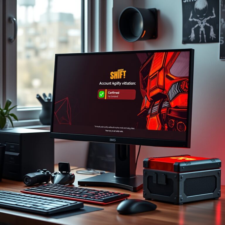 Professional clean featured image representing how can i confirm shift account borderlands 4 for article "How to Confirm Your SHiFT Account for Borderlands 4"